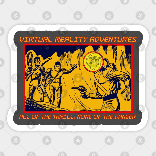Virtual Reality Adventures Sticker by RAdesigns